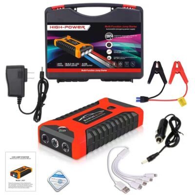 Car Jumper Kit with Air Compressor & Power Bank